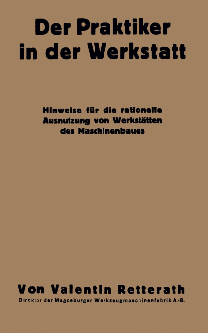Der Praktiker in Der Werkstatt