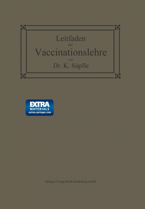 Leitfaden Der Vaccinationslehre