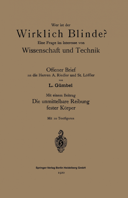 Wer Ist Der Wirklich Blinde?