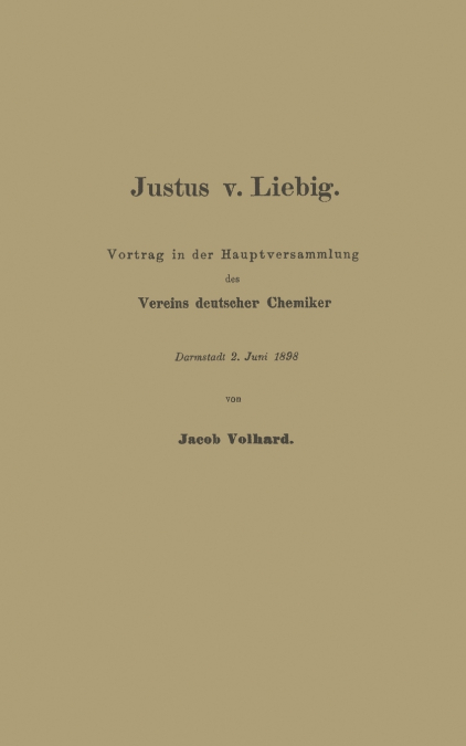 Justus V. Liebig