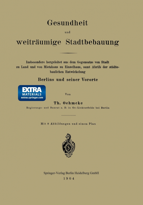 Gesundheit Und Weitraumige Stadtbebauung