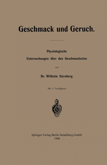 Geschmack Und Geruch