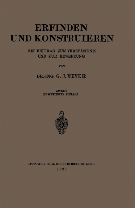 Erfinden Und Konstruieren