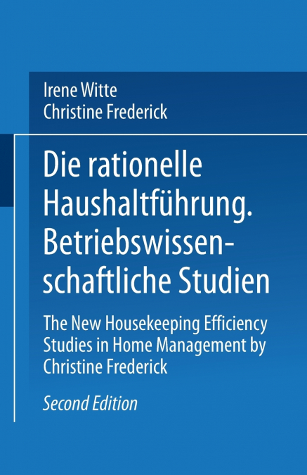 Die Rationelle Haushaltfuhrung