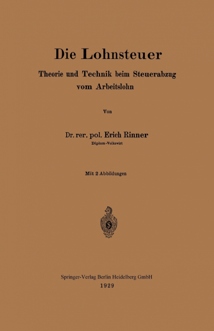 Die Lohnsteuer