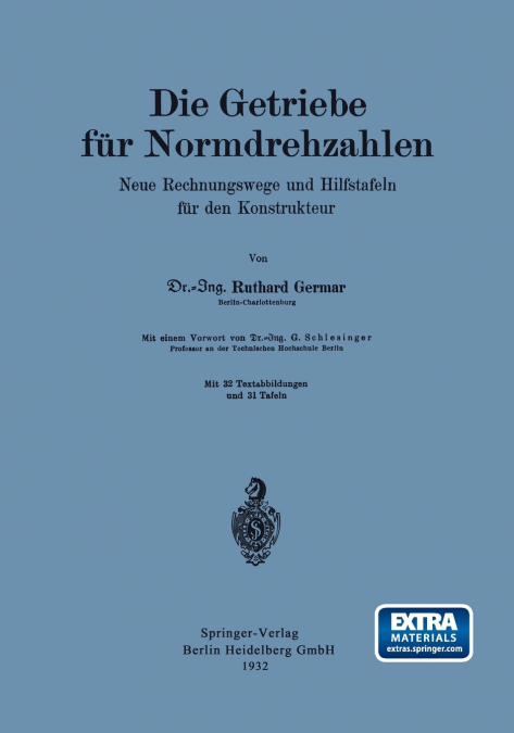 Die Getriebe Fur Normdrehzahlen