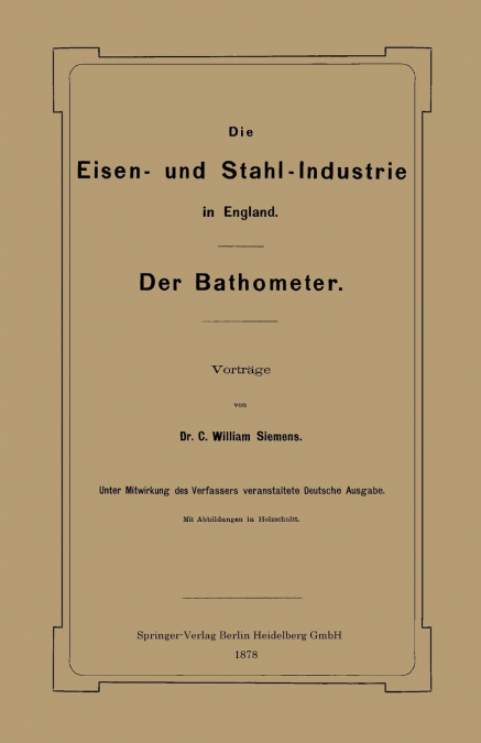 Die Eisen- Und Stahl-Industrie in England