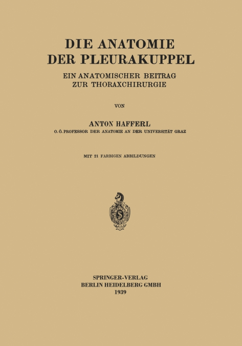 Die Anatomie Der Pleurakuppel