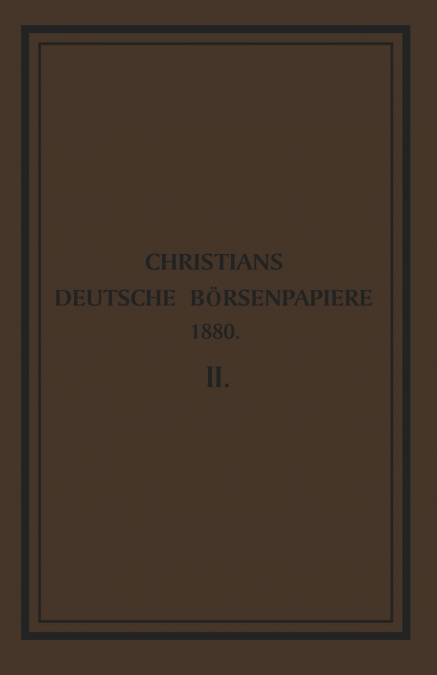 Deutsche Borsenpapiere