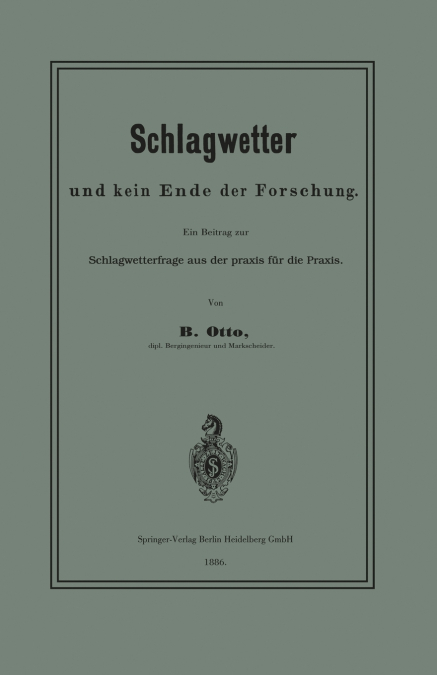Schlagwetter Und Kein Ende Der Forschung