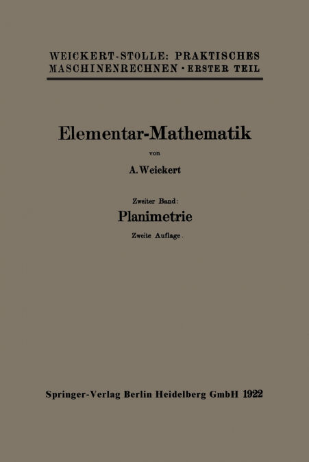 Elementar-Mathematik