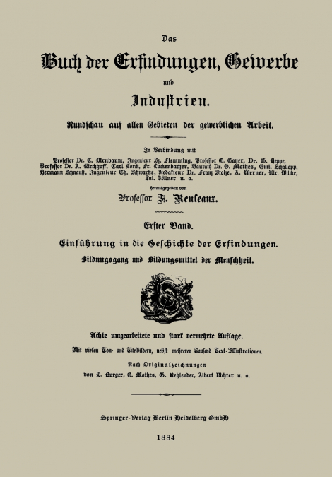 Einfuhrung in Die Geschichte Der Erfindungen