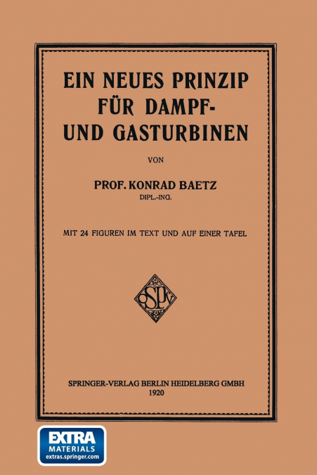 Ein Neues Prinzip Fur Dampf- Und Gasturbinen