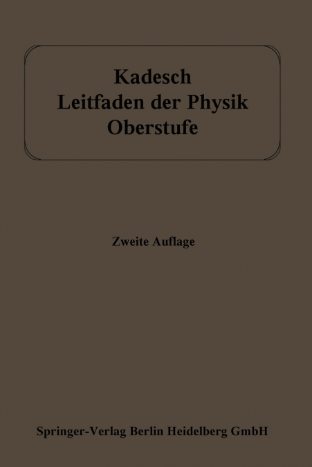 Leitfaden Der Physik