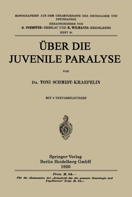 Uber Die Juvenile Paralyse