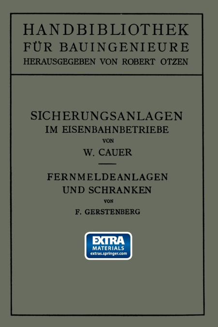 Sicherungsanlagen Im Eisenbahnbetriebe