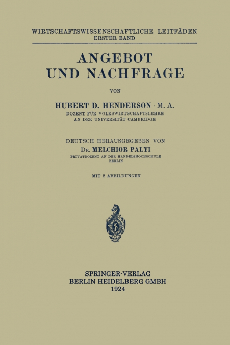 Angebot Und Nachfrage
