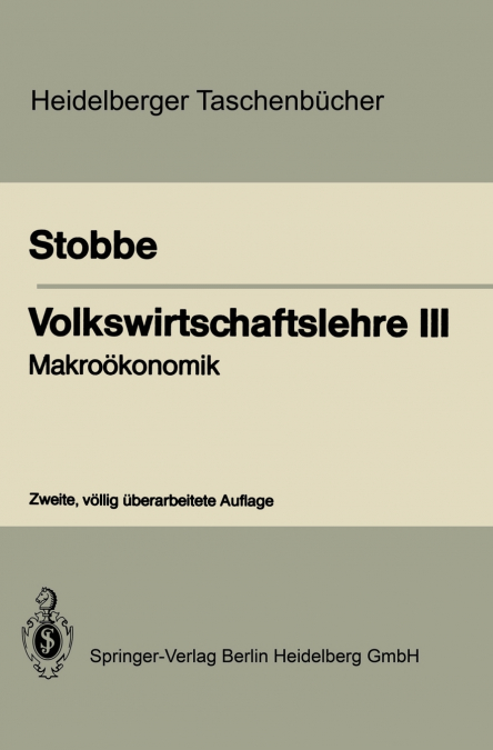 Volkswirtschaftslehre III