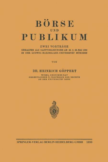 Borse Und Publikum
