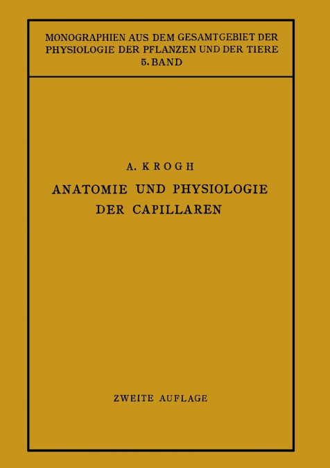 Anatomie Und Physiologie Der Capillaren