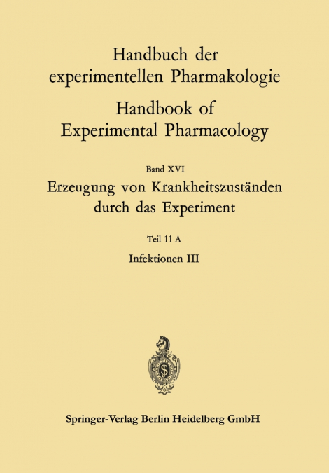 Erzeugung von Krankheitszuständen durch das Experiment