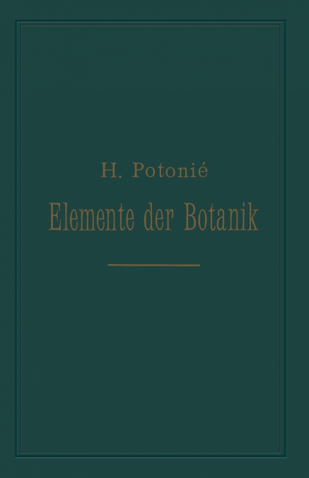 Elemente Der Botanik