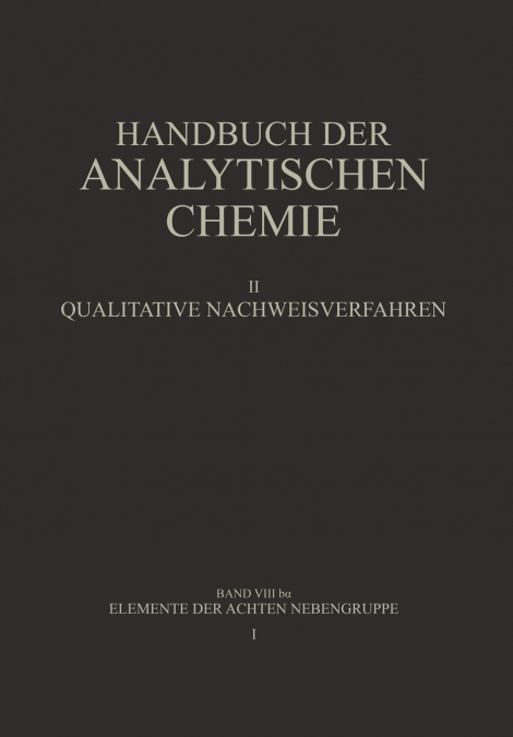 Elemente Der Achten Nebengruppe