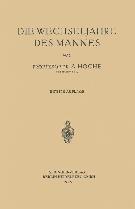 Die Wechseljahre Des Mannes