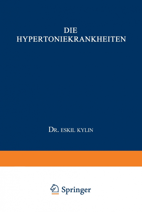 Die Hypertoniekrankheiten