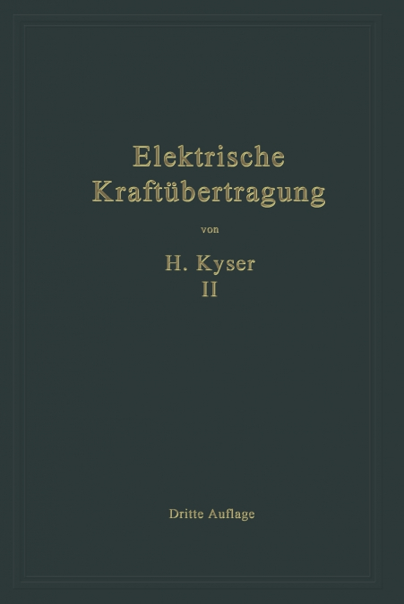 Die Niederspannungs- Und Hochspannungs-Leitungsanlagen