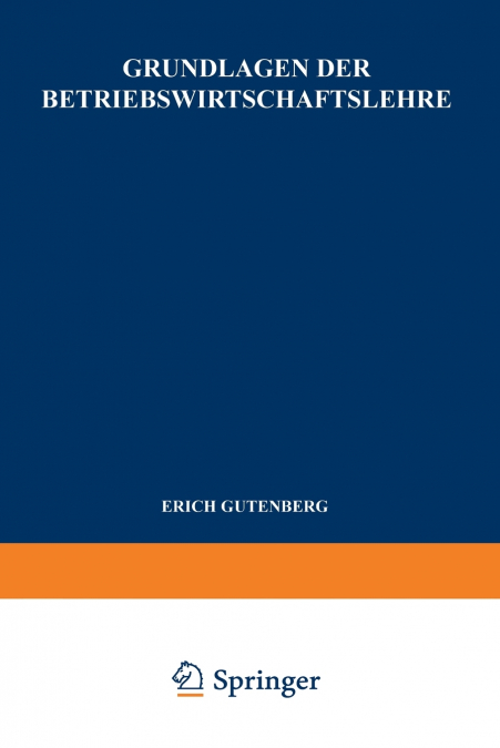 Grundlagen Der Betriebswirtschaftslehre