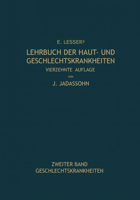 Lehrbuch Der Haut- Und Geschlechtskrankheiten