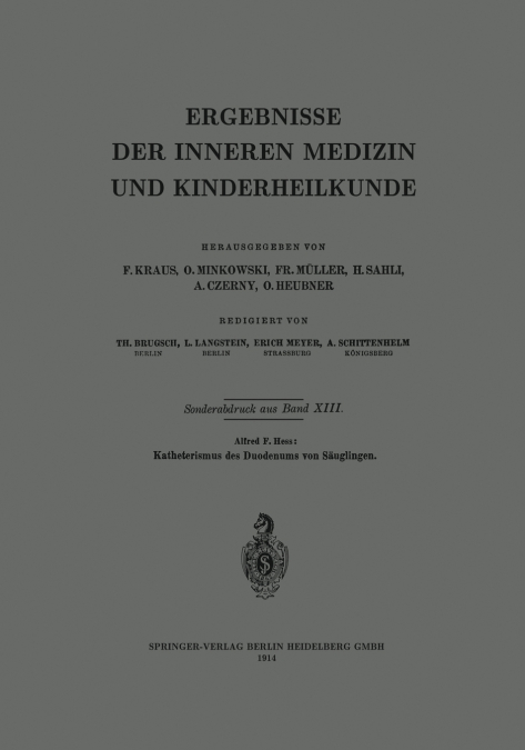 Katheterismus Des Duodenums Von Sauglingen