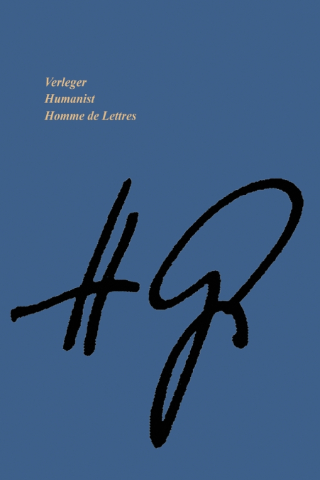 Verleger Humanist Homme de Lettres