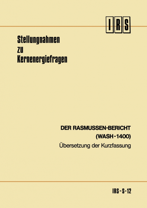 Der Rasmussen-Bericht (Wash-1400)