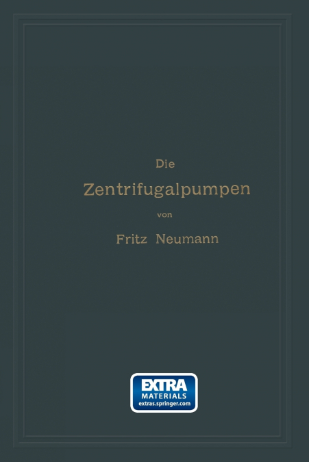 Die Zentrifugalpumpen Mit Besonderer Berucksichtigung Der Schaufelschnitte