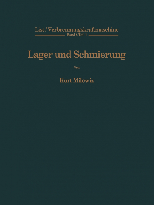 Lager Und Schmierung