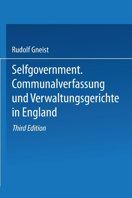 Communalverfassung und Verwaltungsgerichte in England