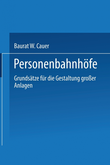 Personenbahnhofe