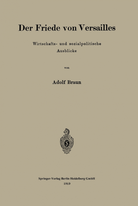 Der Friede Von Versailles
