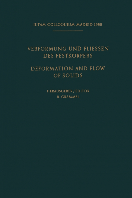 Internationale Union Fur Theoretische Und Angewandte Mechanik / International Union of Theoretical and Applied Mechanics