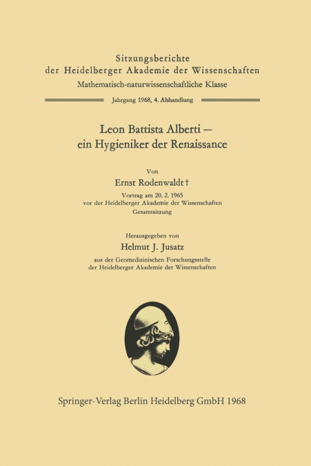 Leon Battista Alberti Ein Hygieniker Der Renaissance