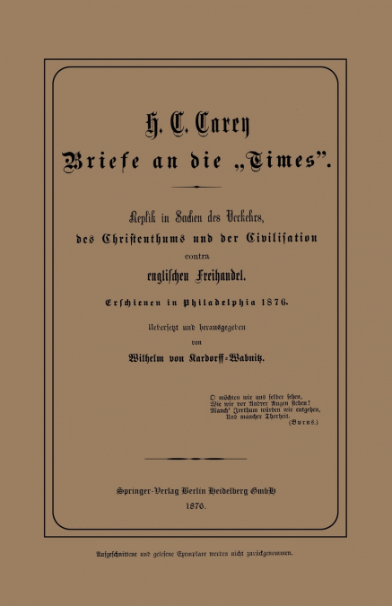 Briefe an Die Times