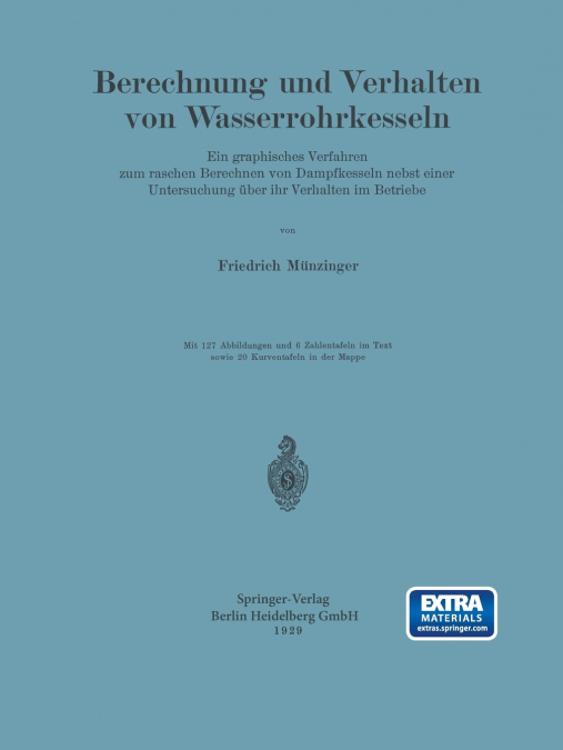 Berechnung Und Verhalten Von Wasserrohrkesseln