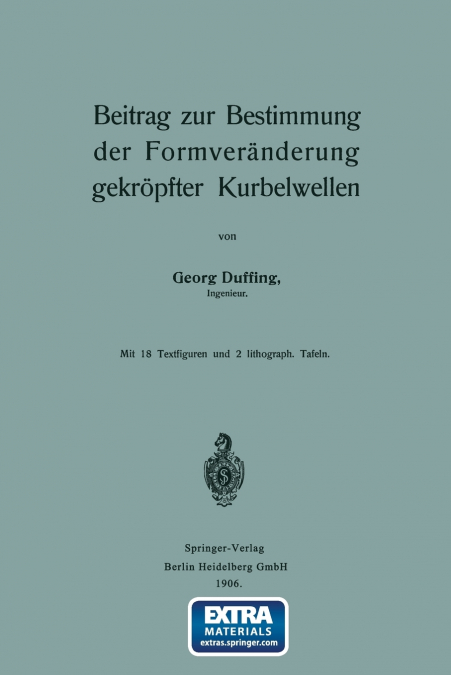 Beitrag Zur Bestimmung Der Formveranderung Gekropfter Kurbelwellen