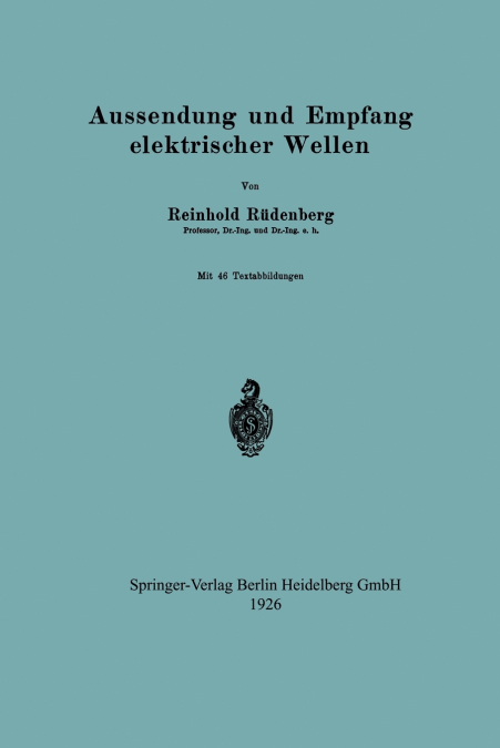 Aussendung Und Empfang Elektrischer Wellen
