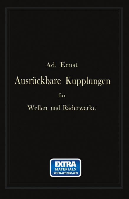 Ausruckbare Kupplungen Fur Wellen Und Raderwerke