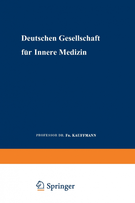 Verhandlungen Der Deutschen Gesellschaft Fur Innere Medizin