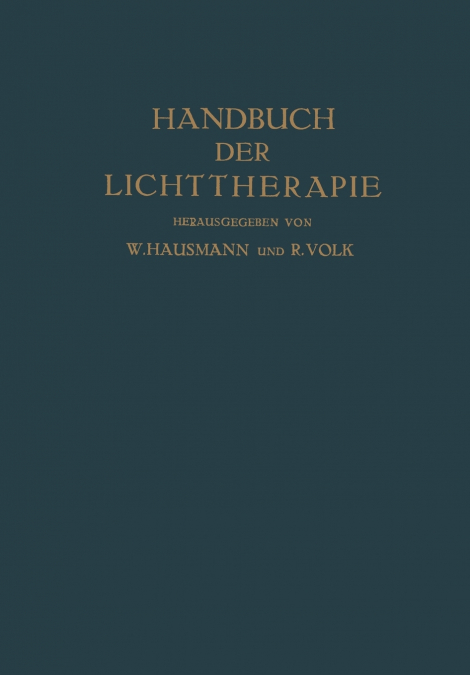 Handbuch Der Lichttherapie