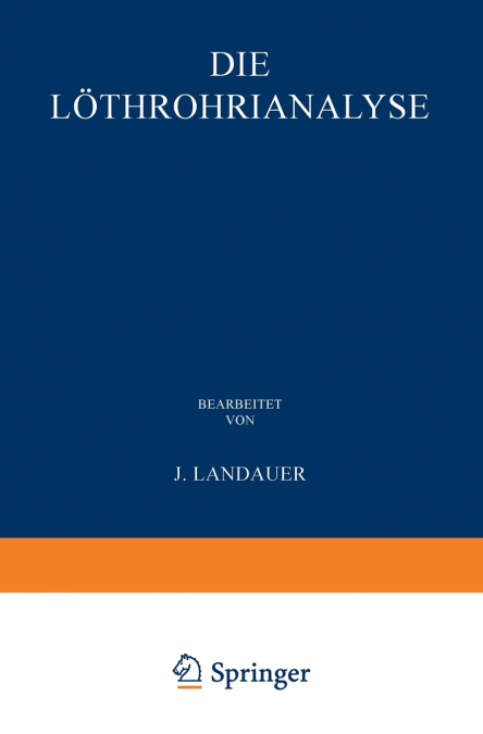 Die Lothrohranalyse